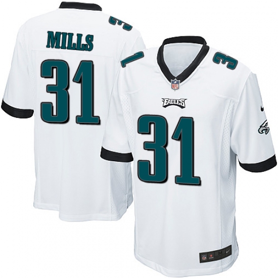 Men's Nike Philadelphia Eagles #31 Jalen Mills Game White NFL Jersey - Ujersey