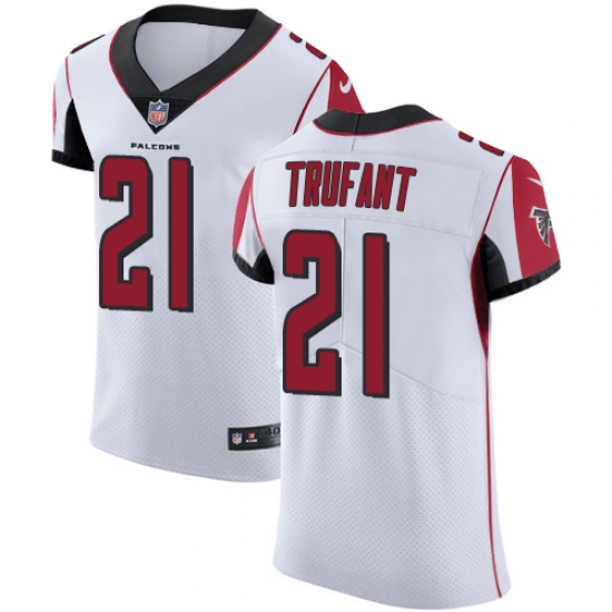 Men's Nike Atlanta Falcons #21 Desmond Trufant White Vapor Untouchable Elite Player NFL Jersey - Ujersey