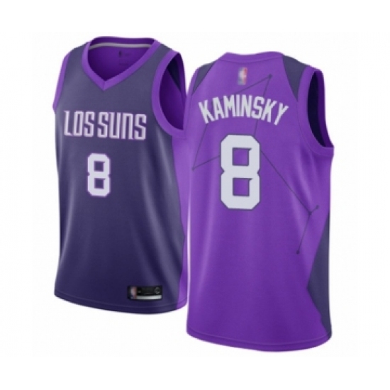 Women's Phoenix Suns #8 Frank Kaminsky Swingman Purple Basketball Jersey - City Edition - Ujersey