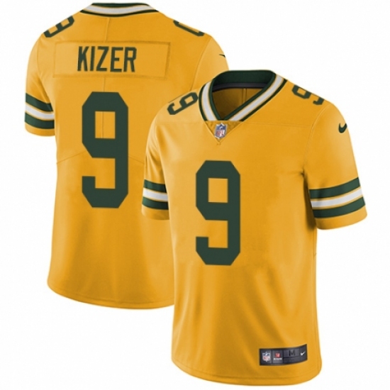 Youth Nike Green Bay Packers #9 DeShone Kizer Limited Gold Rush Vapor Untouchable NFL Jersey - Ujersey