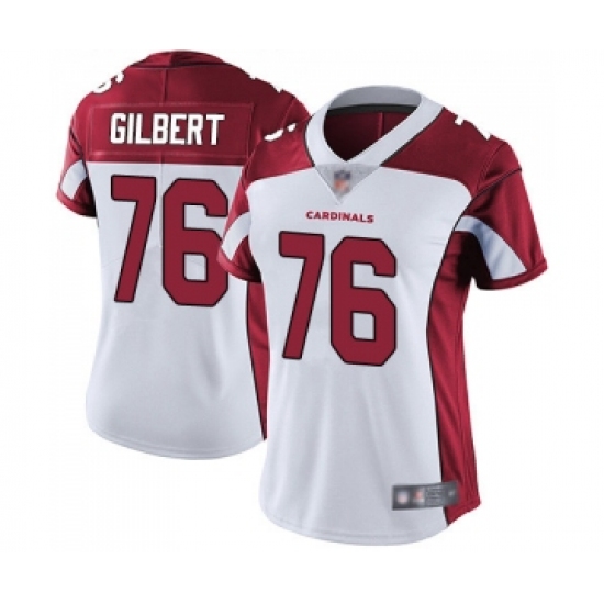 Women's Arizona Cardinals #76 Marcus Gilbert White Vapor Untouchable Limited Player Football Jersey - Ujersey