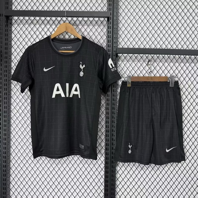 Tottenham Hotspur Football Jersey Away Kids Kit Jersey+Shorts 2025/26 - Ujersey NHL