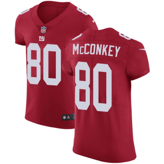 Men's Nike New York Giants #80 Phil McConkey Red Alternate Vapor Untouchable Elite Player NFL Jersey - Ujersey