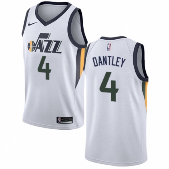 Youth Nike Utah Jazz #4 Adrian Dantley Swingman NBA Jersey - Association Edition - Ujersey