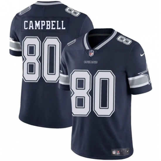 Men's Dallas Cowboys #80 Parris Campbell Navy 2025 Vapor Untouchable Limited Football Stitched Jersey - Ujersey