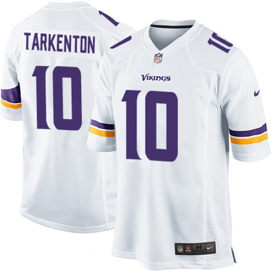 Men's Nike Minnesota Vikings #10 Fran Tarkenton Game White NFL Jersey - Ujersey