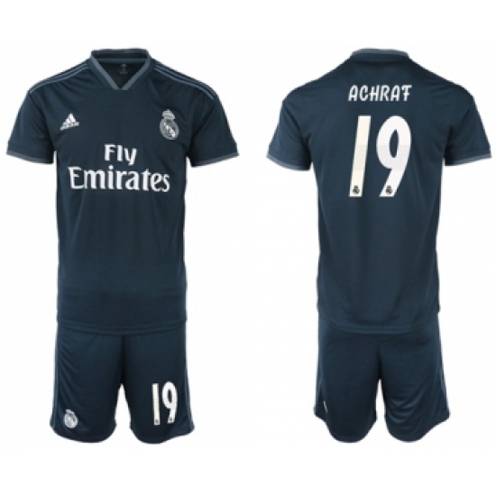 Real Madrid #19 Achraf Away Soccer Club Jersey