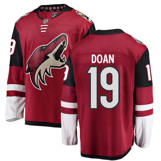 Youth Arizona Coyotes #19 Shane Doan Fanatics Branded Burgundy Red Home Breakaway NHL Jersey - Ujersey