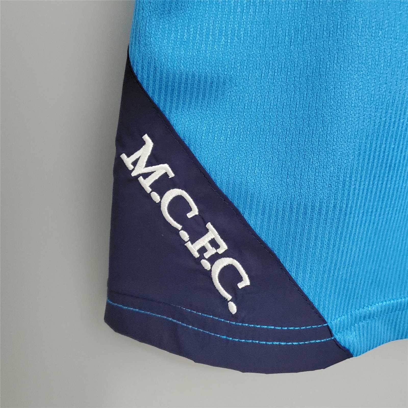 Manchester City Retro Home Football Jersey Shirt 1999/01