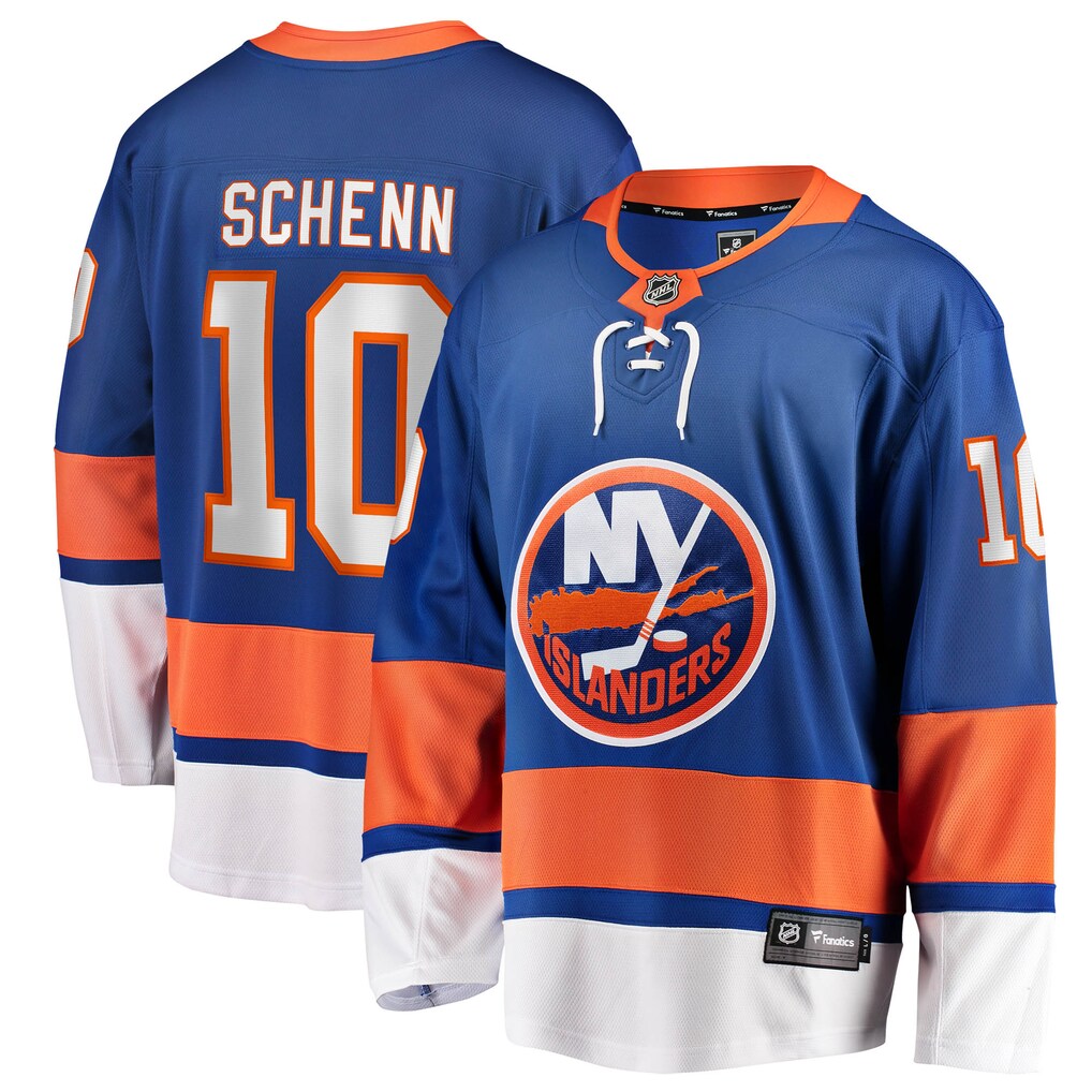 Men's New York Islanders Brayden Schenn Fanatics Blue Home Breakaway Jersey