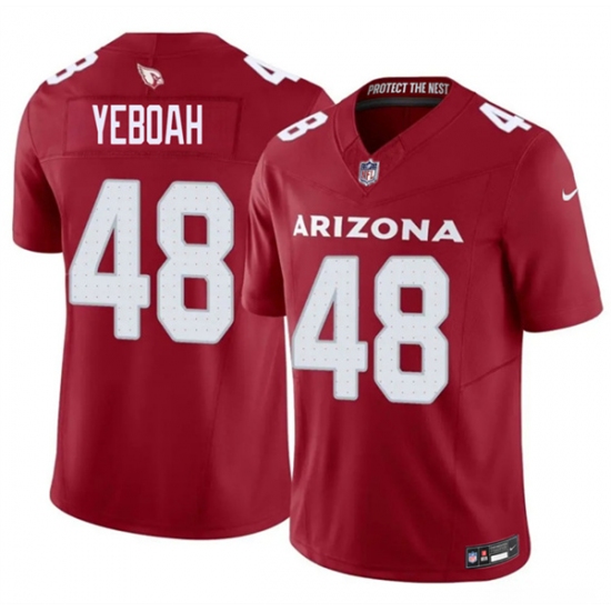 Men's Arizona Cardinals #48 Kenny Yeboah Red 2026 F.U.S.E. Vapor Untouchable Limited Football Stitched Jersey - Ujersey