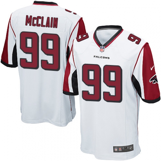 Men's Nike Atlanta Falcons #99 Terrell McClain Game White NFL Jersey - Ujersey