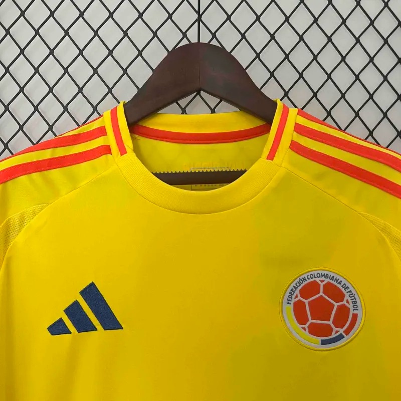 Colombia Soccer Jersey Home Custom Shirt Copa America 2024 - Ujersey