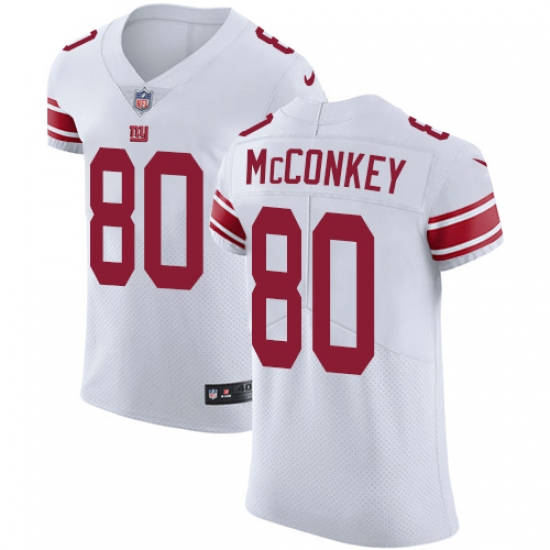 Men's Nike New York Giants #80 Phil McConkey White Vapor Untouchable Elite Player NFL Jersey - Ujersey