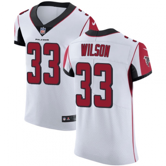 Men's Nike Atlanta Falcons #33 Blidi Wreh-Wilson White Vapor Untouchable Elite Player NFL Jersey - Ujersey