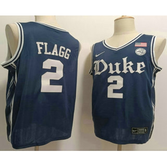 Men's Duke Blue Devils #2 Cooper Flagg Navy College Basketball Jersey - Ujersey