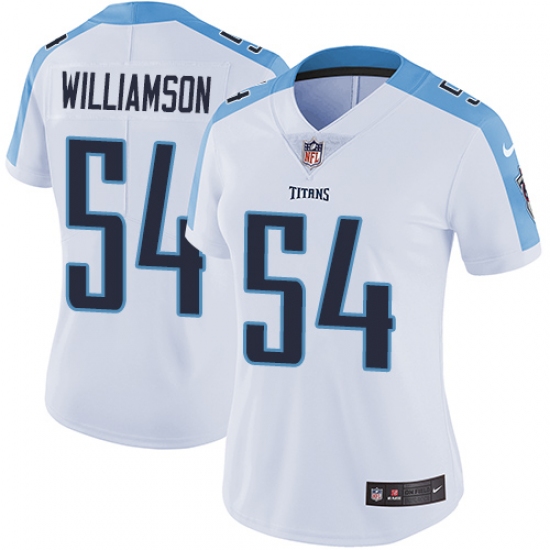Women's Nike Tennessee Titans #54 Avery Williamson Elite White NFL Jersey - Ujersey