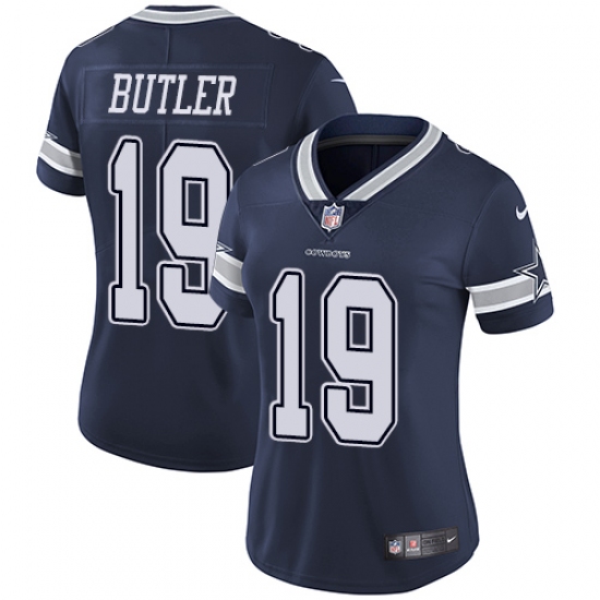 Women's Nike Dallas Cowboys #19 Brice Butler Navy Blue Team Color Vapor Untouchable Limited Player NFL Jersey - Ujersey