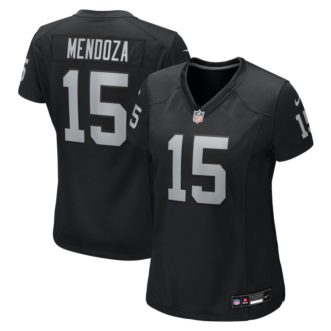 Women's Las Vegas Raiders Fernando Mendoza Nike Black Team Game Player Jersey - U-jersey