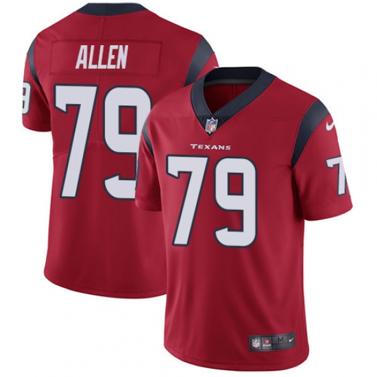 Youth Nike Houston Texans #79 Jeff Allen Elite Red Alternate NFL Jersey - Ujersey