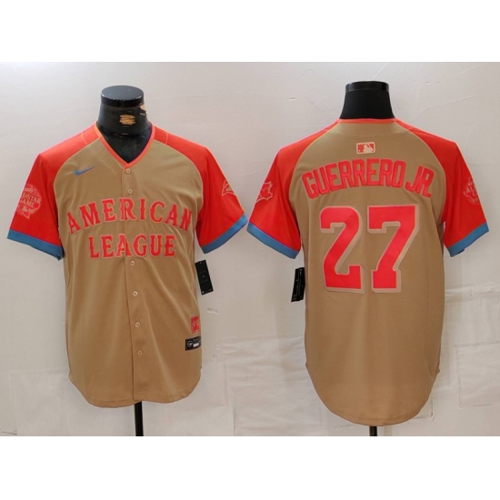 Men's Toronto Blue Jays #27 Vladimir Guerrero Jr Cream 2024 All Star Limited Stitched Jersey - Ujersey