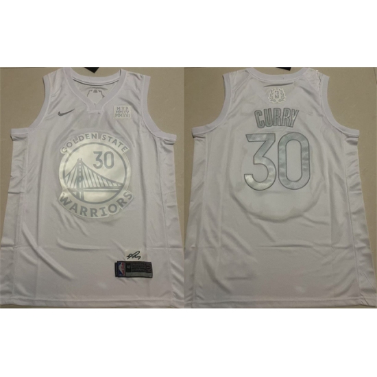 Men's Golden State Warriors #30 Stephen Curry White Stitched Basketball Jersey - Ujersey