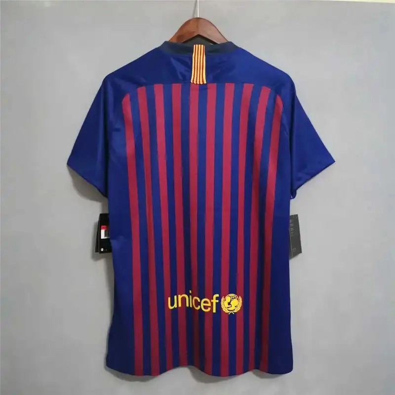 Barcelona Retro Jersey Home Soccer Shirt 2018-19 - Ujersey NHL