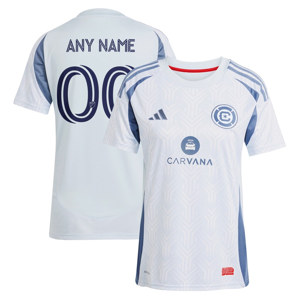 Women's Chicago Fire adidas Light Blue 2025 The Municipal Kit Replica Custom Jersey - Ujersey