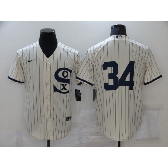Men's Chicago White Sox #34 Michael Kopech Cream Game 2021 Field of Dreams Jersey - Ujersey