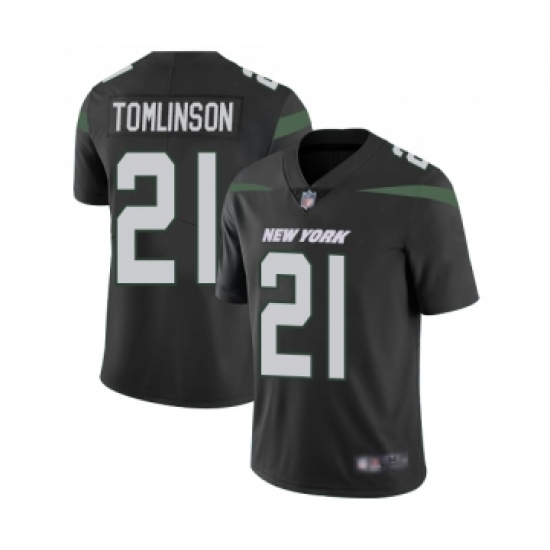 Youth New York Jets #21 LaDainian Tomlinson Black Alternate Vapor Untouchable Limited Player Football Jersey - Ujersey