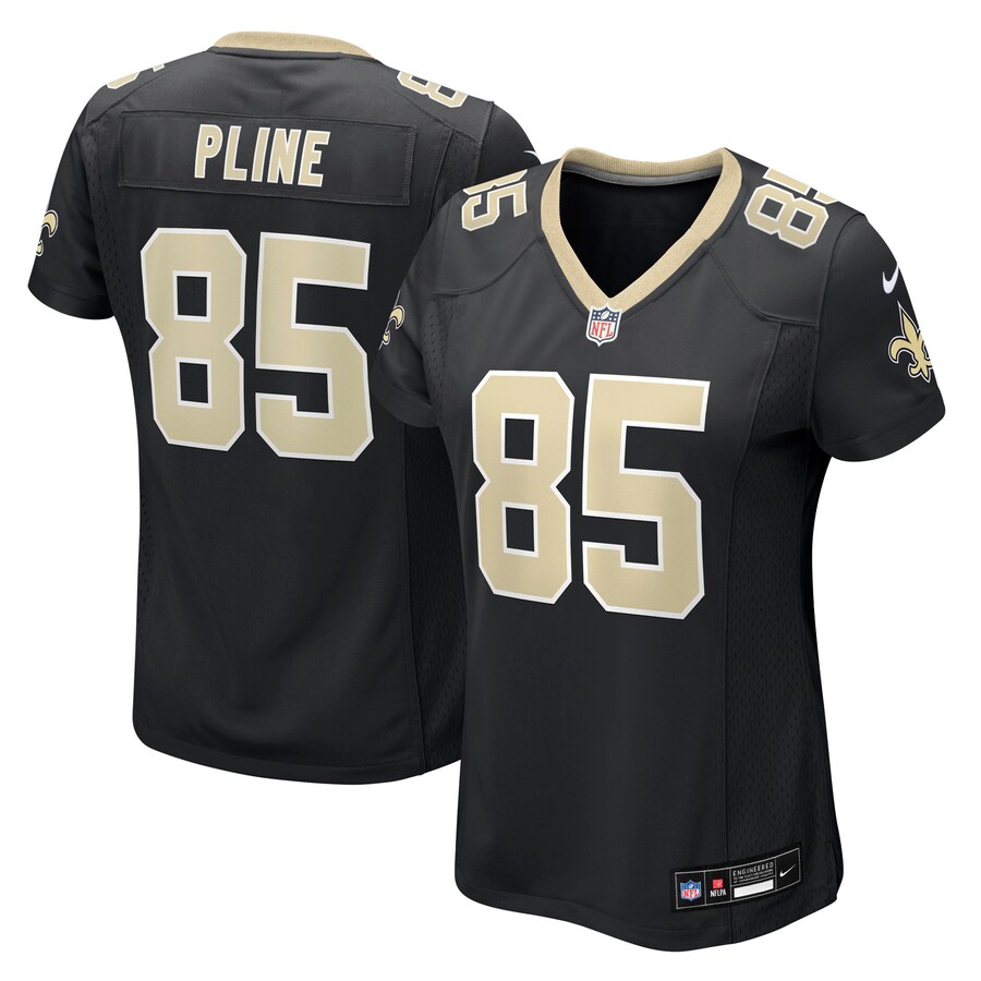 Women's New Orleans Saints Mason Pline Nike Black Team Game Jersey - Ujersey