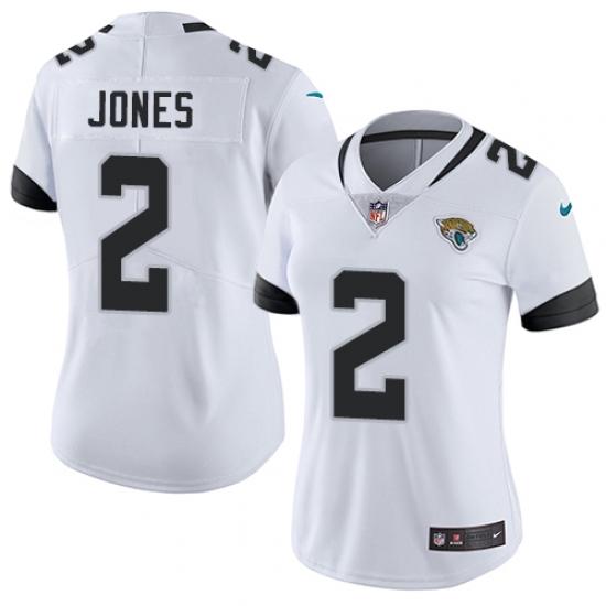 Women's Nike Jacksonville Jaguars #2 Landry Jones White Vapor Untouchable Limited Player NFL Jersey - Ujersey