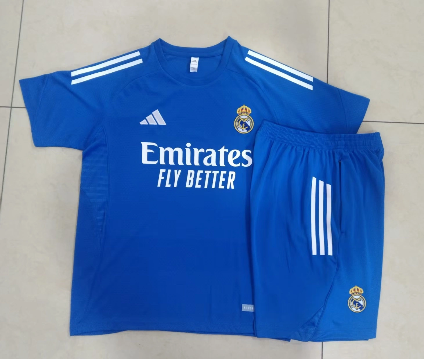 Real Madrid Training Jersey Kit Blue 2025/26 - Ujersey NHL