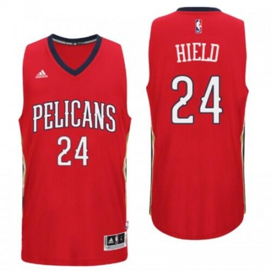 New Orleans Pelicans #24 Buddy Heild Alternate Red New Swingman Jersey - Ujersey
