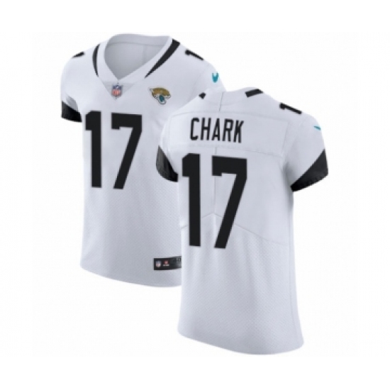 Men's Nike Jacksonville Jaguars #17 DJ Chark White Vapor Untouchable Elite Player NFL Jersey - Ujersey