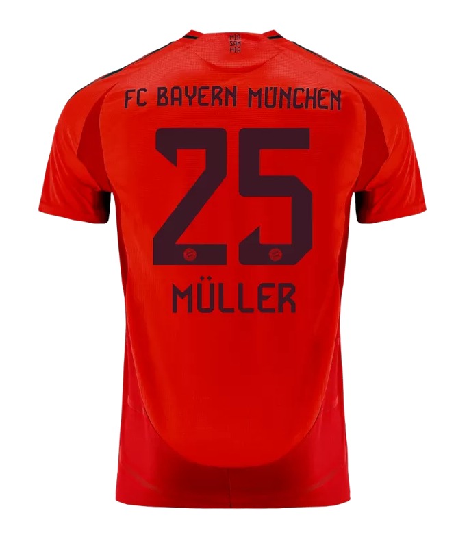MÜLLER #25 Bayern Munich Home Jersey Player Version 2024/25 - U-jersey