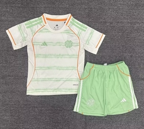 Celtic Soccer Jersey Third Away Kids Kit Jersey+Shorts 2025/26 - U-jersey