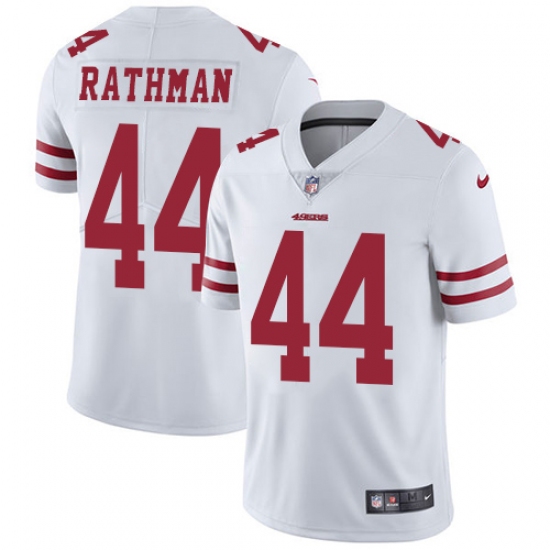 Youth Nike San Francisco 49ers #44 Tom Rathman Elite White NFL Jersey - Ujersey