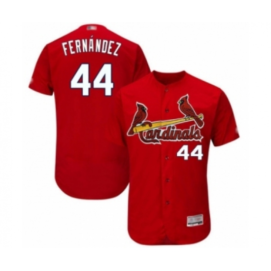 Men's St. Louis Cardinals #44 Junior Fernandez Red Alternate Flex Base Authentic Collection Baseball Player Jersey - Ujersey
