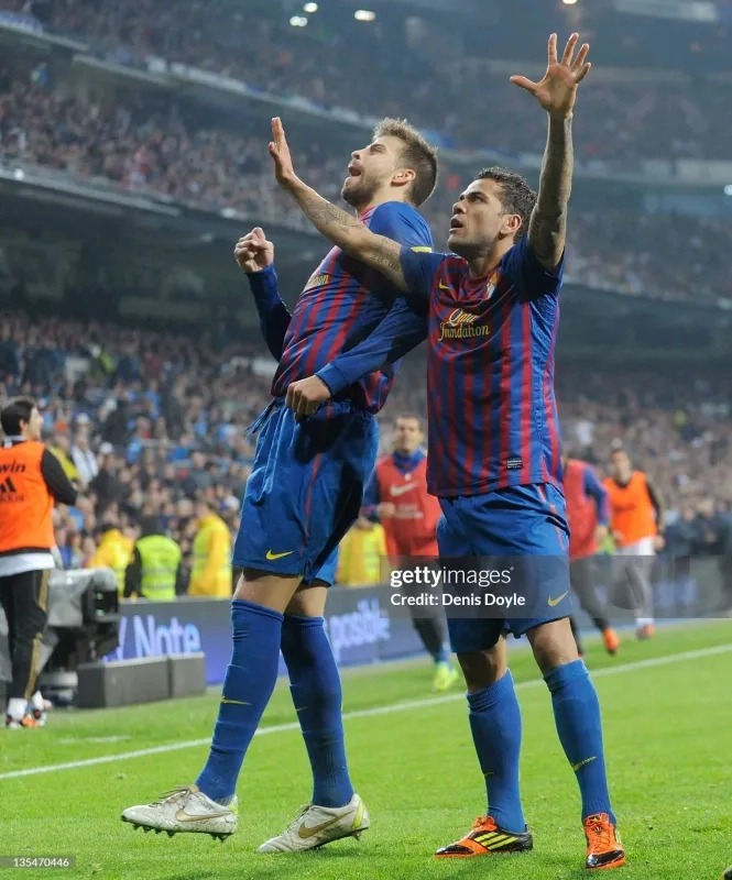 Barcelona Retro Jersey Home Long Sleeve Soccer Shirt 2011-12