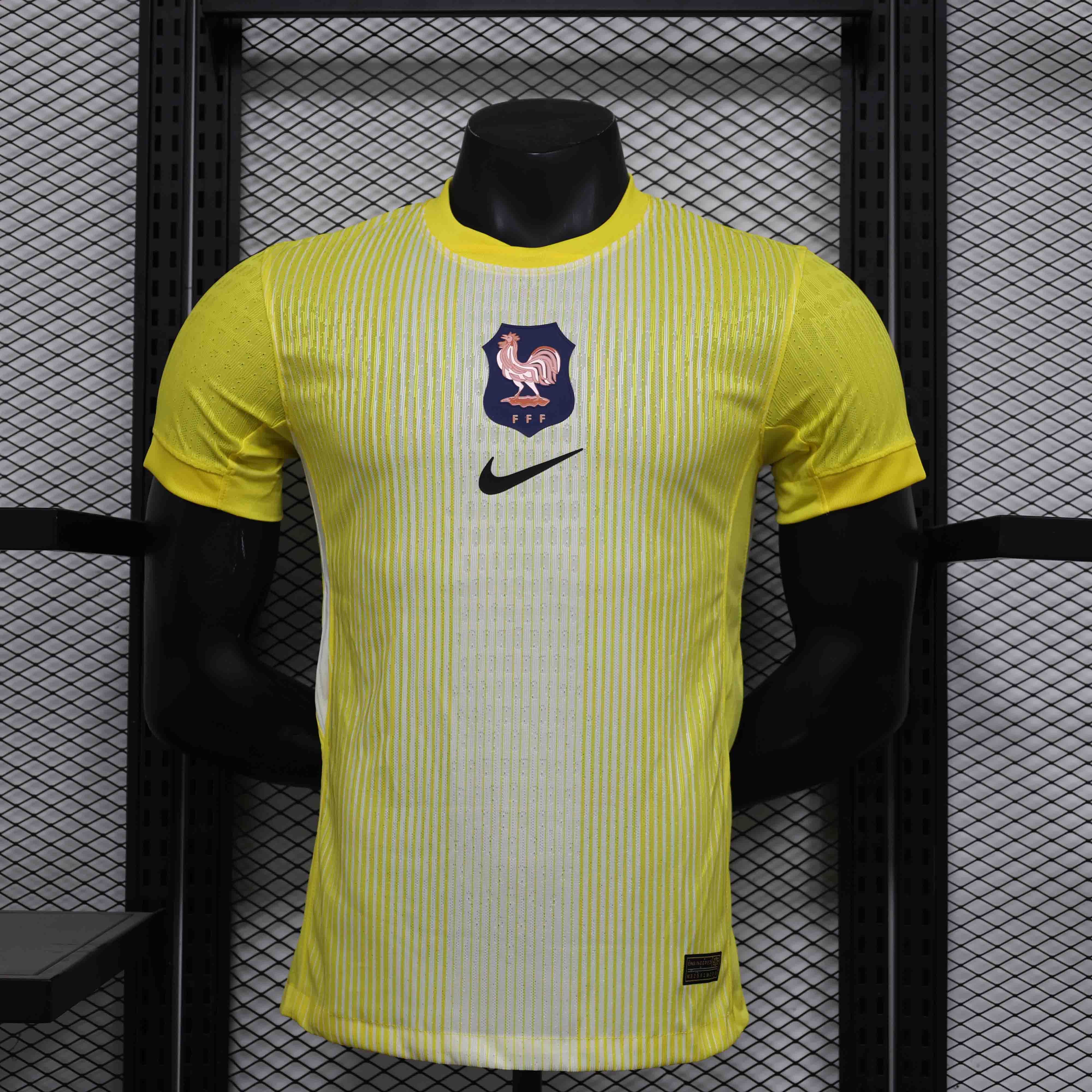 France Soccer Jersey Yellow Special Edition Shirt 2025 - Ujersey NHL