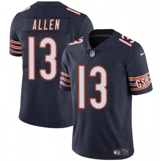 Men's Chicago Bears #13 Keenan Allen Navy Vapor Football Stitched Jersey - Ujersey
