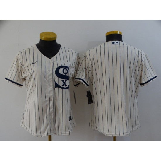 Women's Chicago White Sox Blank Cream 2021 Field of Dreams Jersey - Ujersey