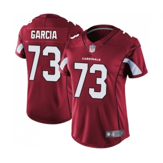 Women's Arizona Cardinals #73 Max Garcia Red Team Color Vapor Untouchable Limited Player Football Jersey - Ujersey