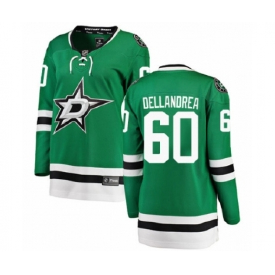 Women's Dallas Stars #60 Ty Dellandrea Authentic Green Home Fanatics Branded Breakaway NHL Jersey - Ujersey
