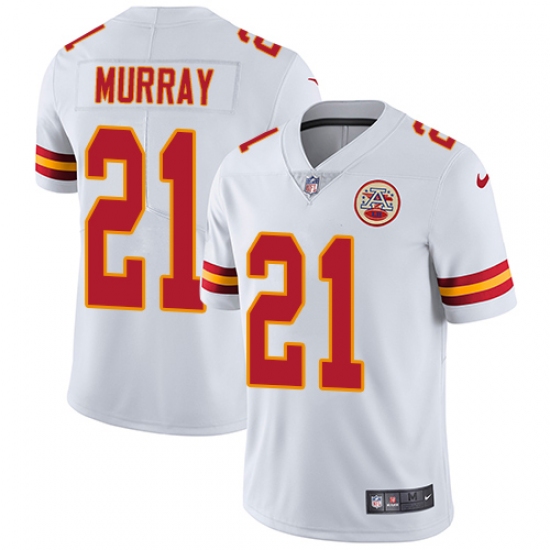 Youth Nike Kansas City Chiefs #21 Eric Murray White Vapor Untouchable Limited Player NFL Jersey - Ujersey