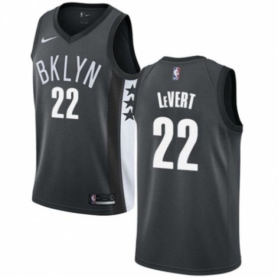 Youth Nike Brooklyn Nets #22 Caris LeVert Swingman Gray NBA Jersey Statement Edition - Ujersey