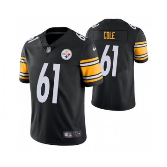 Men's Pittsburgh Steelers #61 Mason Cole Black Vapor Untouchable Limited Stitched Jersey - Ujersey
