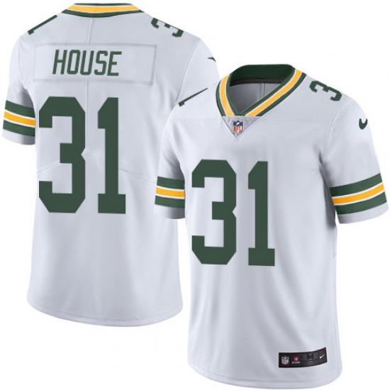 Men's Nike Green Bay Packers #31 Davon House White Vapor Untouchable Limited Player NFL Jersey - Ujersey