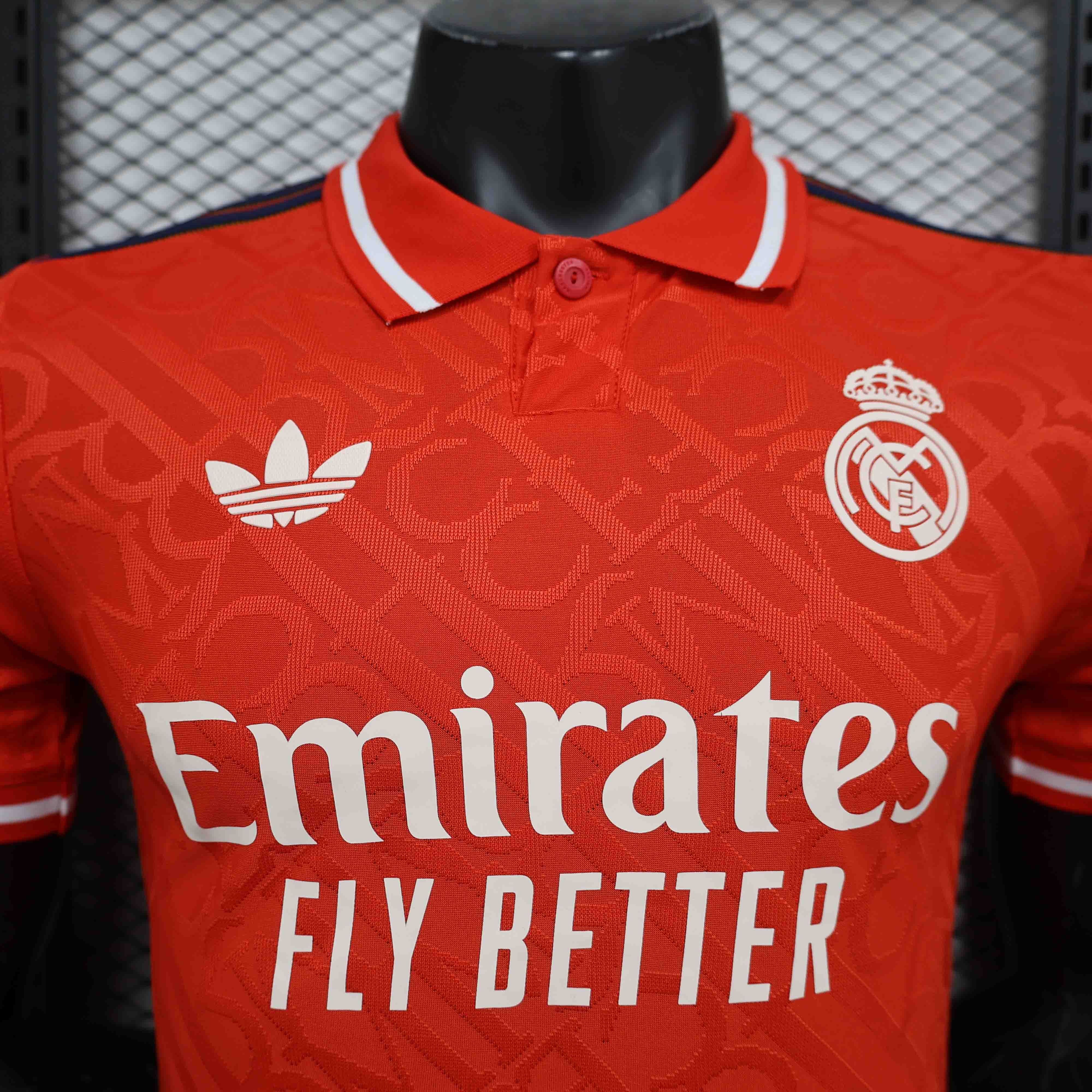 Real Madrid Soccer Jersey Red Special Edition Shirt 2024/25 - Ujersey NHL